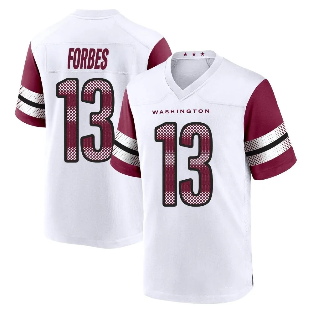 Youth Washington Commanders Emmanuel Forbes Jr. Nike Game White Jersey Youth Washington Commanders Emmanuel Forbes Jr. Nike Game White Jersey