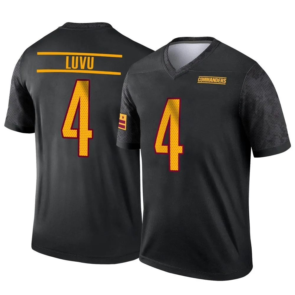 Men's Washington Commanders Frankie Luvu Nike Alternate Legend Black Jersey Men's Washington Commanders Frankie Luvu Nike Alternate Legend Black Jersey