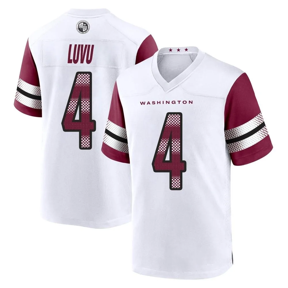Men's Washington Commanders Frankie Luvu Nike Game White Jersey Men's Washington Commanders Frankie Luvu Nike Game White Jersey