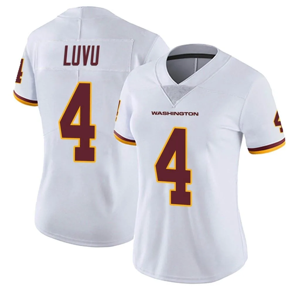 Women's Washington Commanders Frankie Luvu Nike Vapor Untouchable Limited White Jersey Women's Washington Commanders Frankie Luvu Nike Vapor Untouchable Limited White Jersey