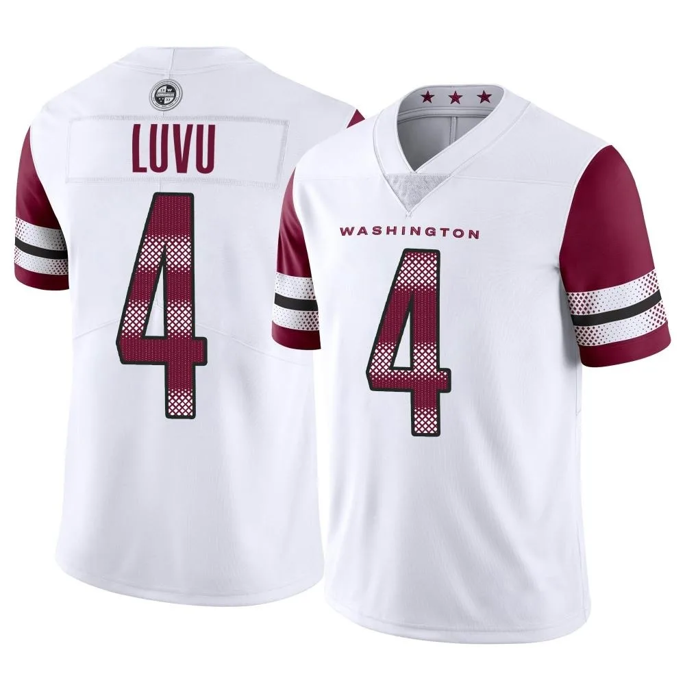 Youth Washington Commanders Frankie Luvu Nike Vapor Limited White Jersey Youth Washington Commanders Frankie Luvu Nike Vapor Limited White Jersey
