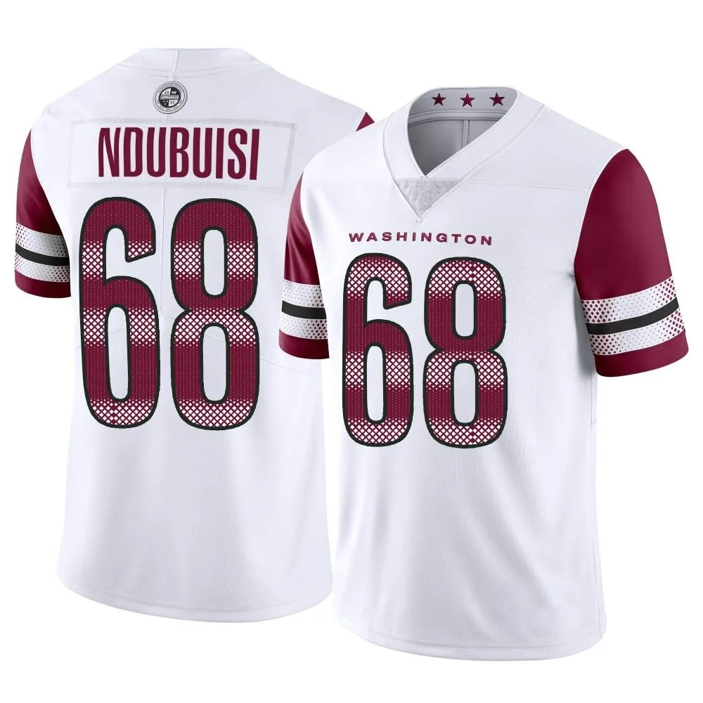 Men's Washington Commanders Haggai Ndubuisi Nike Vapor Limited White Jersey Men's Washington Commanders Haggai Ndubuisi Nike Vapor Limited White Jersey