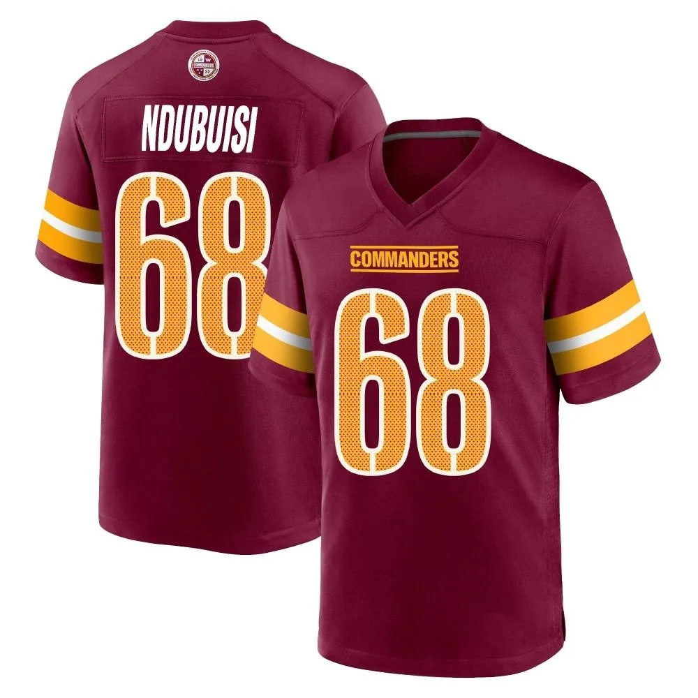 Youth Washington Commanders Haggai Ndubuisi Nike Burgundy Game Jersey Youth Washington Commanders Haggai Ndubuisi Nike Burgundy Game Jersey