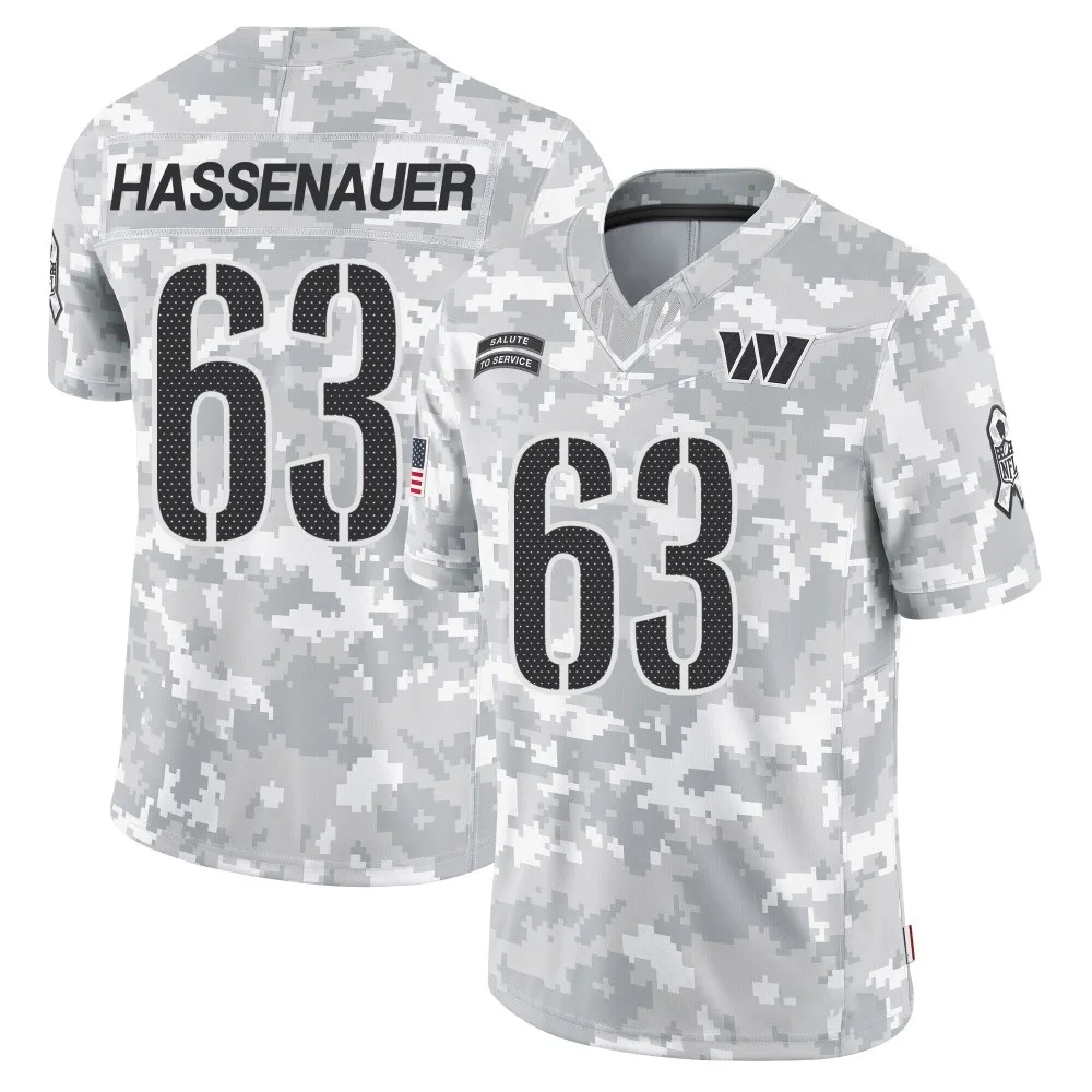 Men's Washington Commanders J.c. Hassenauer Nike 2024 Salute to Service Limited Arctic Camo Jersey Men's Washington Commanders J.c. Hassenauer Nike 2024 Salute to Service Limited Arctic Camo Jersey