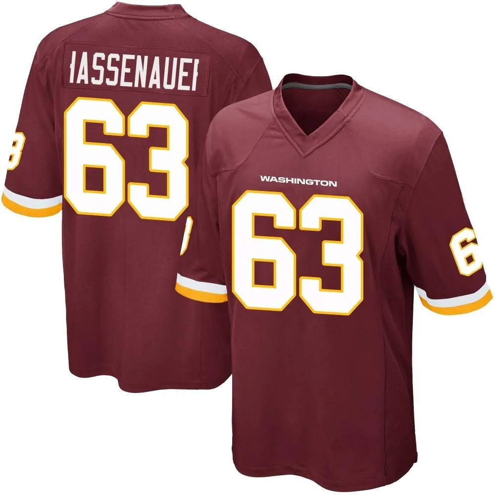 Men's Washington Commanders J.c. Hassenauer Nike Burgundy Team Color Game Jersey Men's Washington Commanders J.c. Hassenauer Nike Burgundy Team Color Game Jersey