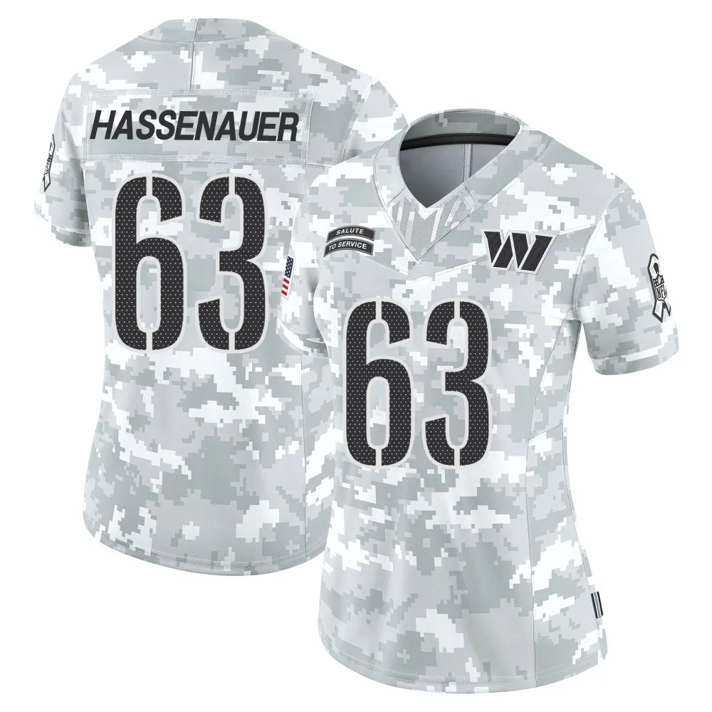 Women's Washington Commanders J.c. Hassenauer Nike 2024 Salute to Service Limited Arctic Camo Jersey Women's Washington Commanders J.c. Hassenauer Nike 2024 Salute to Service Limited Arctic Camo Jersey