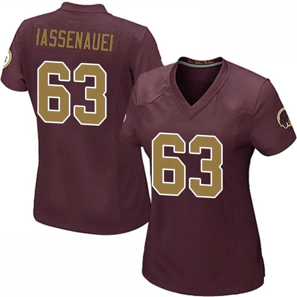 Women's Washington Commanders J.c. Hassenauer Nike Burgundy Alternate Game Jersey Women's Washington Commanders J.c. Hassenauer Nike Burgundy Alternate Game Jersey