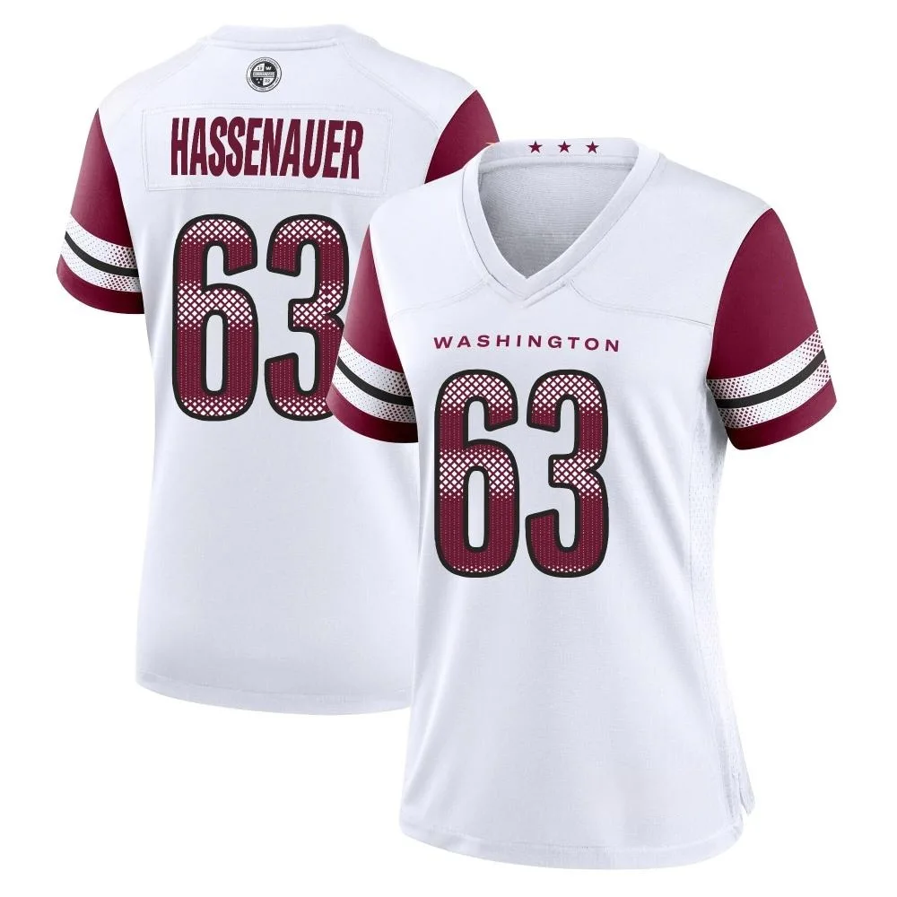 Women's Washington Commanders J.c. Hassenauer Nike Game White Jersey Women's Washington Commanders J.c. Hassenauer Nike Game White Jersey