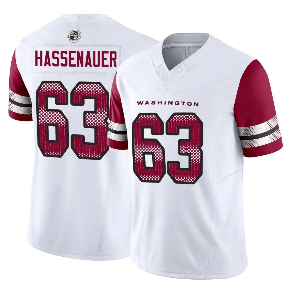 Youth Washington Commanders J.c. Hassenauer Nike Vapor F.U.S.E. Limited White Jersey Youth Washington Commanders J.c. Hassenauer Nike Vapor F.U.S.E. Limited White Jersey