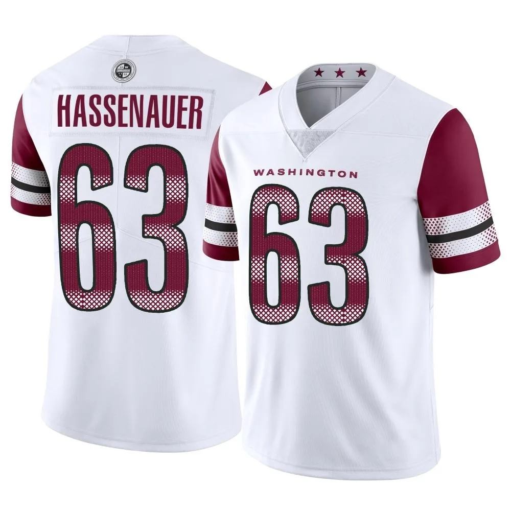 Youth Washington Commanders J.c. Hassenauer Nike Vapor Limited White Jersey Youth Washington Commanders J.c. Hassenauer Nike Vapor Limited White Jersey