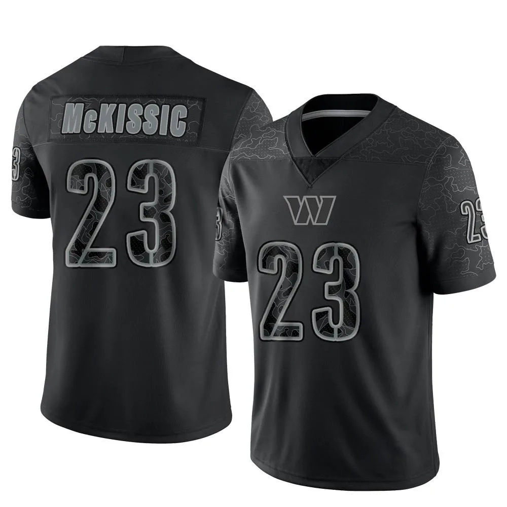 Men's Washington Commanders J.d. Mckissic Nike Reflective Limited Black Jersey Men's Washington Commanders J.d. Mckissic Nike Reflective Limited Black Jersey