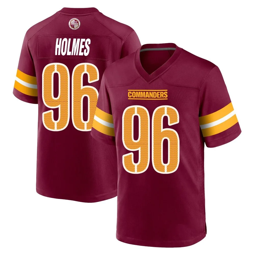 Men's Washington Commanders Jalyn Holmes Nike Burgundy Game Jersey Men's Washington Commanders Jalyn Holmes Nike Burgundy Game Jersey