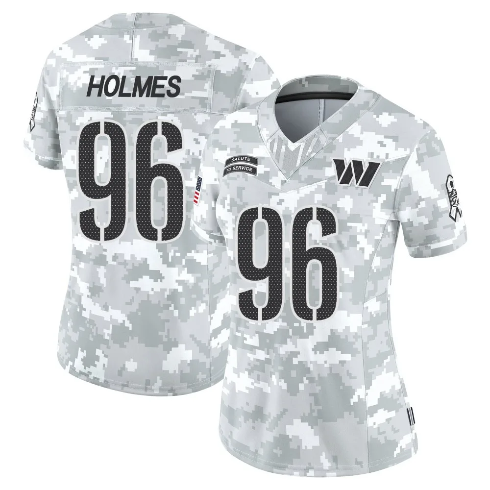 Women's Washington Commanders Jalyn Holmes Nike 2024 Salute to Service Limited Arctic Camo Jersey Women's Washington Commanders Jalyn Holmes Nike 2024 Salute to Service Limited Arctic Camo Jersey