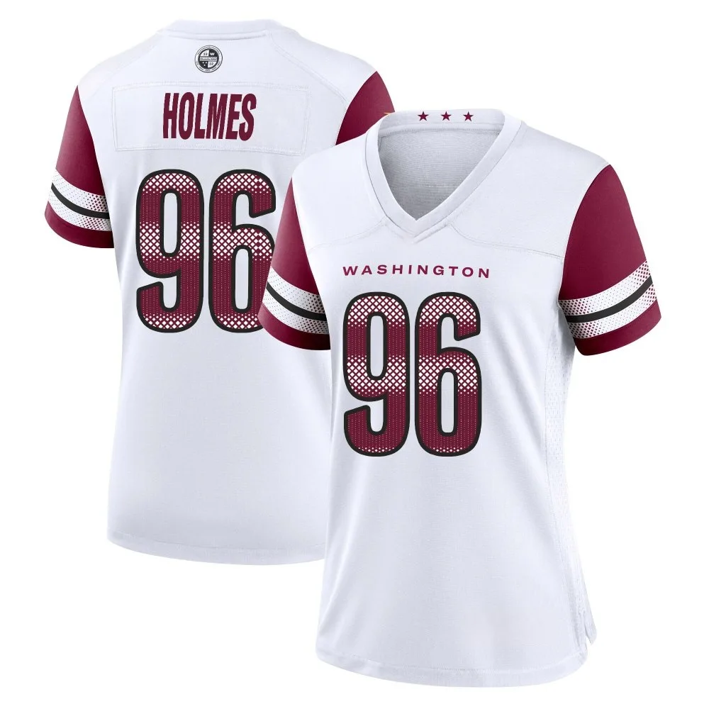 Women's Washington Commanders Jalyn Holmes Nike Game White Jersey Women's Washington Commanders Jalyn Holmes Nike Game White Jersey