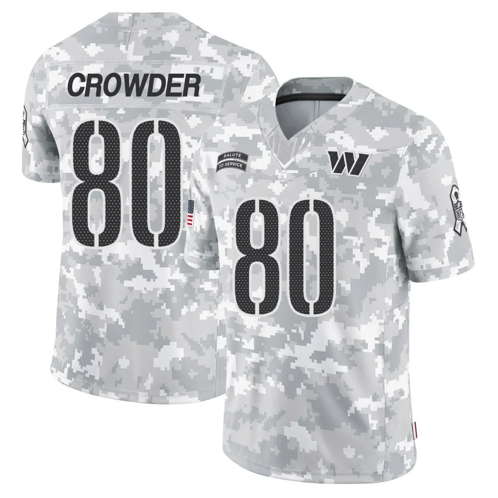 Men's Washington Commanders Jamison Crowder Nike 2024 Salute to Service Limited Arctic Camo Jersey Men's Washington Commanders Jamison Crowder Nike 2024 Salute to Service Limited Arctic Camo Jersey