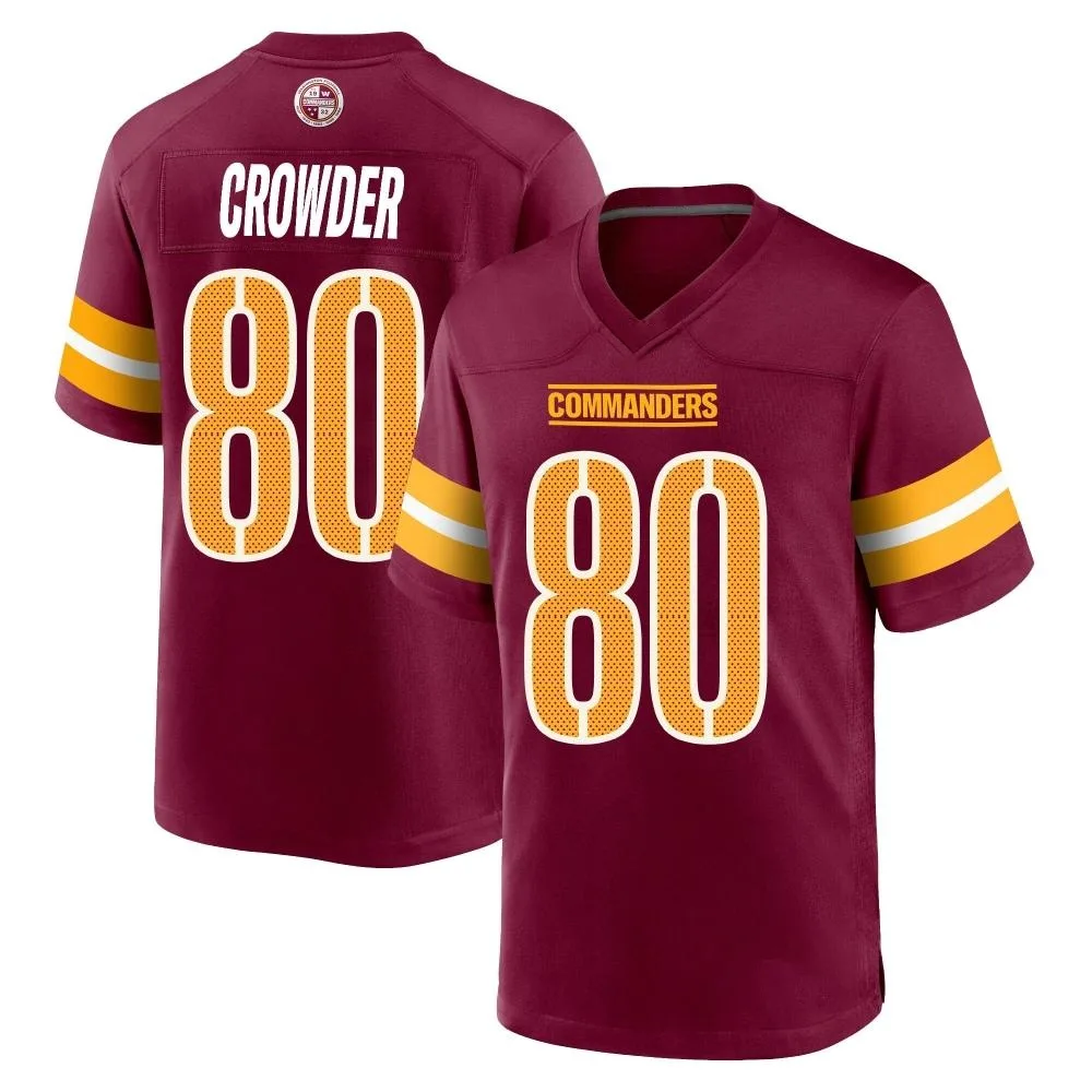 Men's Washington Commanders Jamison Crowder Nike Burgundy Game Jersey Men's Washington Commanders Jamison Crowder Nike Burgundy Game Jersey