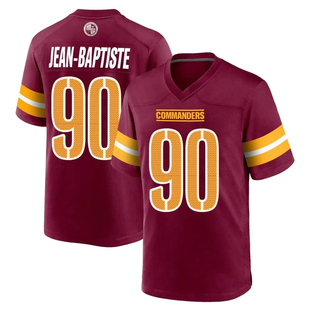 Men's Washington Commanders Javontae Jean-Baptiste Nike Burgundy Game Jersey Men's Washington Commanders Javontae Jean-Baptiste Nike Burgundy Game Jersey