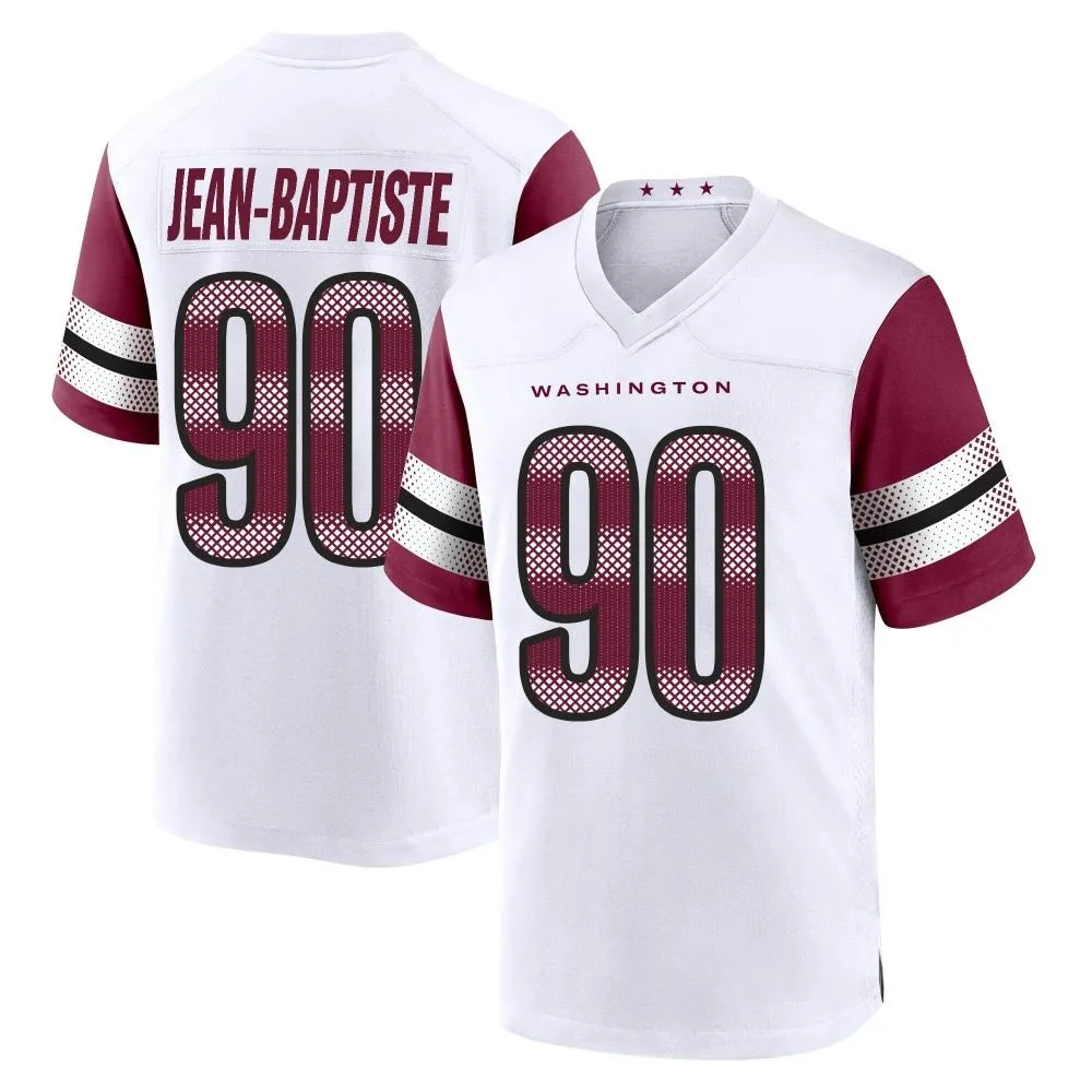 Youth Washington Commanders Javontae Jean-Baptiste Nike Game White Jersey Youth Washington Commanders Javontae Jean-Baptiste Nike Game White Jersey