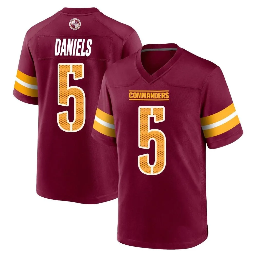 Men's Washington Commanders Jayden Daniels Nike Burgundy Game Jersey Men's Washington Commanders Jayden Daniels Nike Burgundy Game Jersey