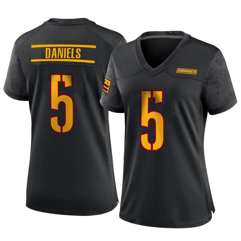 Women's Washington Commanders Jayden Daniels Nike Alternate Game Black Jersey Women's Washington Commanders Jayden Daniels Nike Alternate Game Black Jersey