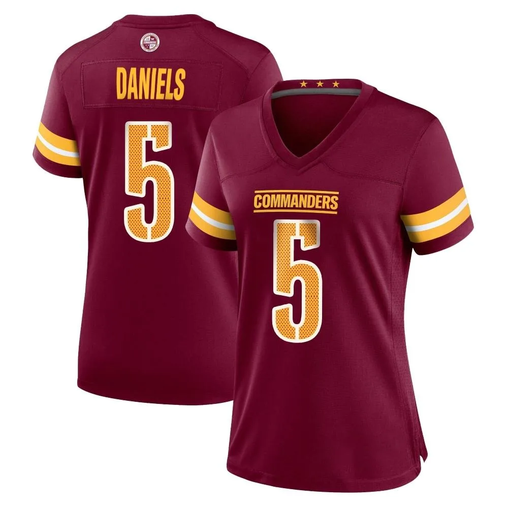 Women's Washington Commanders Jayden Daniels Nike Burgundy Game Jersey Women's Washington Commanders Jayden Daniels Nike Burgundy Game Jersey