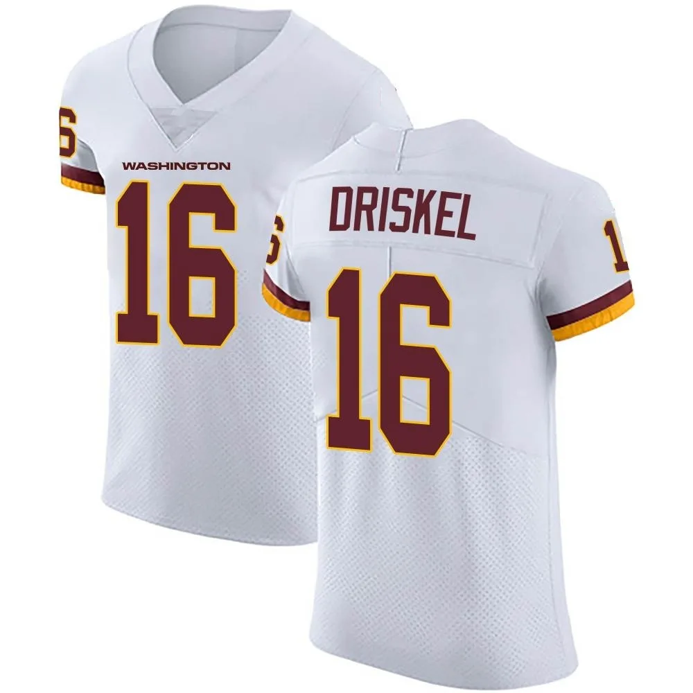 Men's Washington Commanders Jeff Driskel Nike Vapor Untouchable Elite White Jersey Men's Washington Commanders Jeff Driskel Nike Vapor Untouchable Elite White Jersey