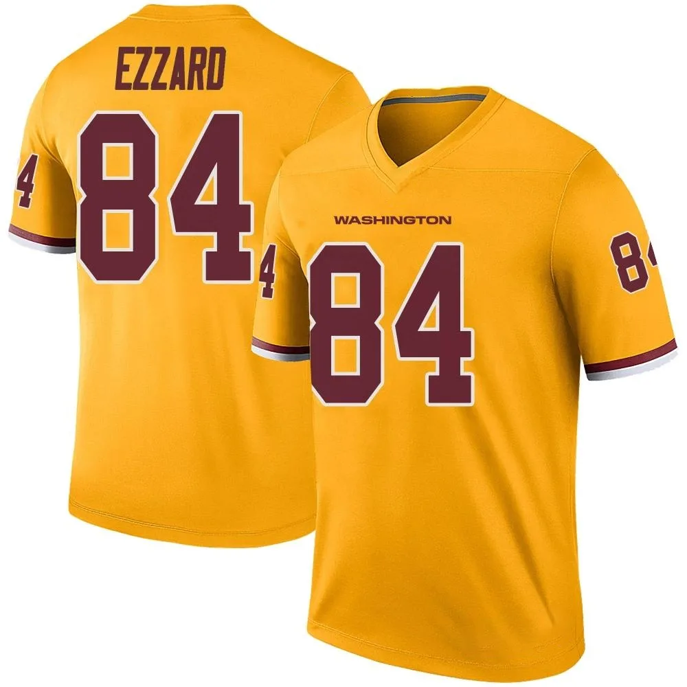 Men's Washington Commanders Jequez Ezzard Nike Color Rush Legend Gold Jersey Men's Washington Commanders Jequez Ezzard Nike Color Rush Legend Gold Jersey