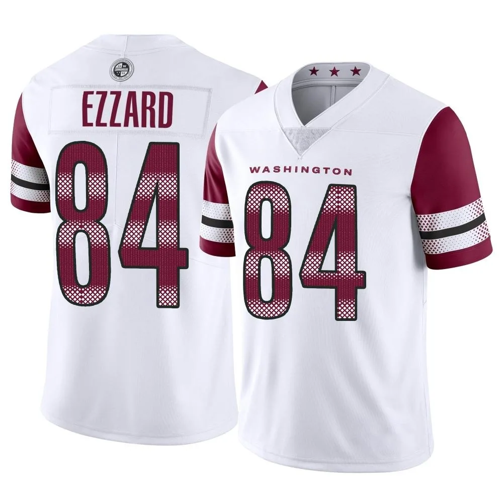 Men's Washington Commanders Jequez Ezzard Nike Vapor Limited White Jersey Men's Washington Commanders Jequez Ezzard Nike Vapor Limited White Jersey
