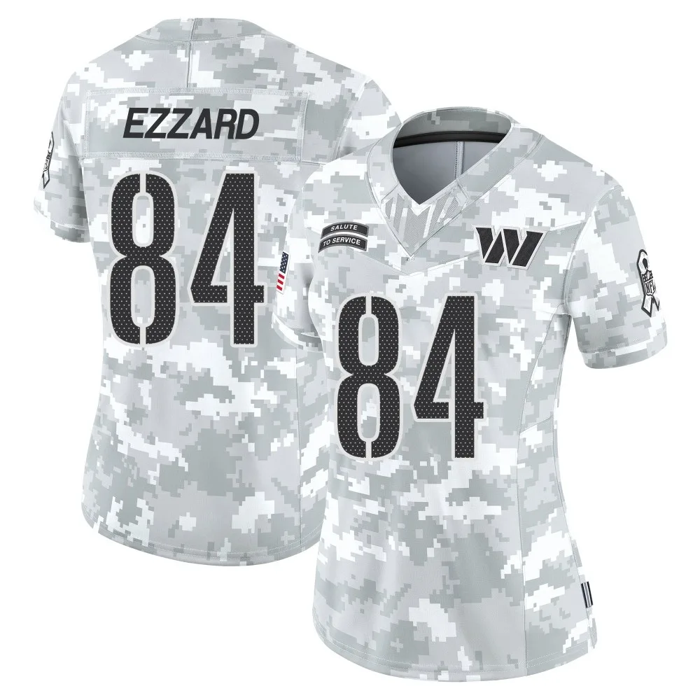Women's Washington Commanders Jequez Ezzard Nike 2024 Salute to Service Limited Arctic Camo Jersey Women's Washington Commanders Jequez Ezzard Nike 2024 Salute to Service Limited Arctic Camo Jersey