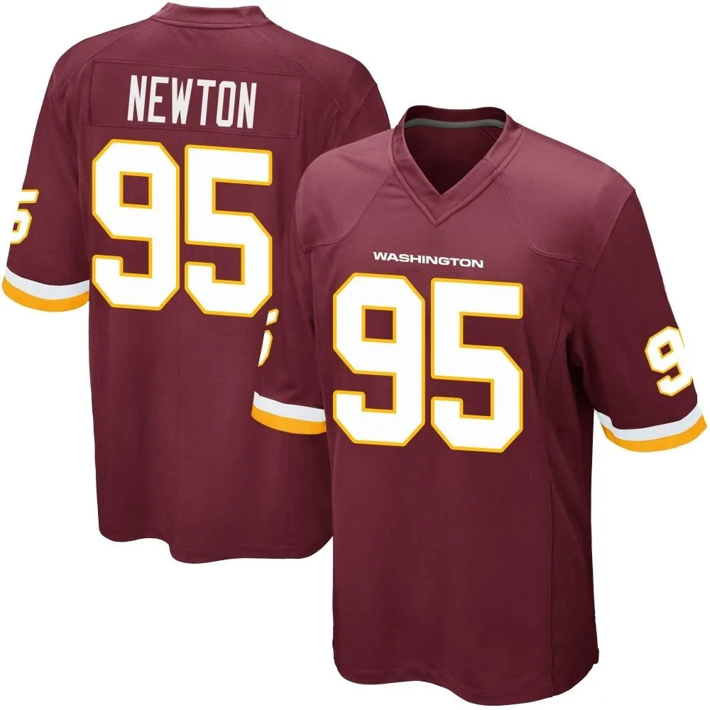 Men's Washington Commanders Jer'zhan Newton Nike Burgundy Team Color Game Jersey Men's Washington Commanders Jer'zhan Newton Nike Burgundy Team Color Game Jersey