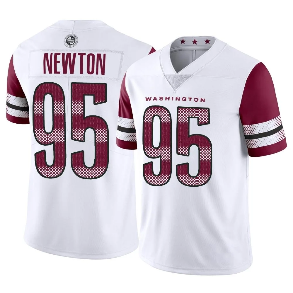 Men's Washington Commanders Jer'zhan Newton Nike Vapor Limited White Jersey Men's Washington Commanders Jer'zhan Newton Nike Vapor Limited White Jersey