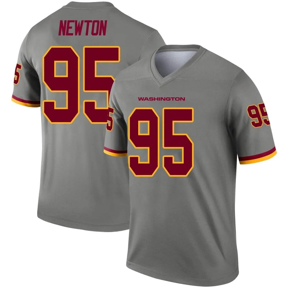 Youth Washington Commanders Jer'zhan Newton Nike Inverted Legend Gray Jersey Youth Washington Commanders Jer'zhan Newton Nike Inverted Legend Gray Jersey