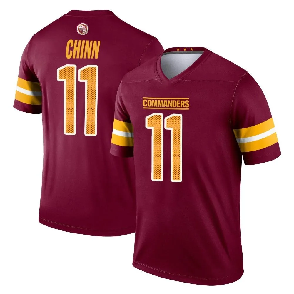 Men's Washington Commanders Jeremy Chinn Nike Burgundy Legend Jersey Men's Washington Commanders Jeremy Chinn Nike Burgundy Legend Jersey