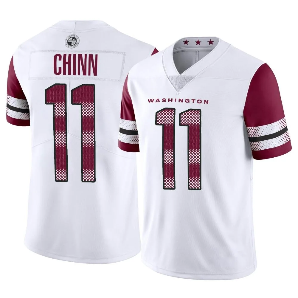 Men's Washington Commanders Jeremy Chinn Nike Vapor Limited White Jersey Men's Washington Commanders Jeremy Chinn Nike Vapor Limited White Jersey