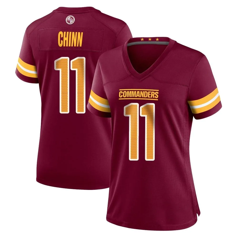 Women's Washington Commanders Jeremy Chinn Nike Burgundy Game Jersey Women's Washington Commanders Jeremy Chinn Nike Burgundy Game Jersey
