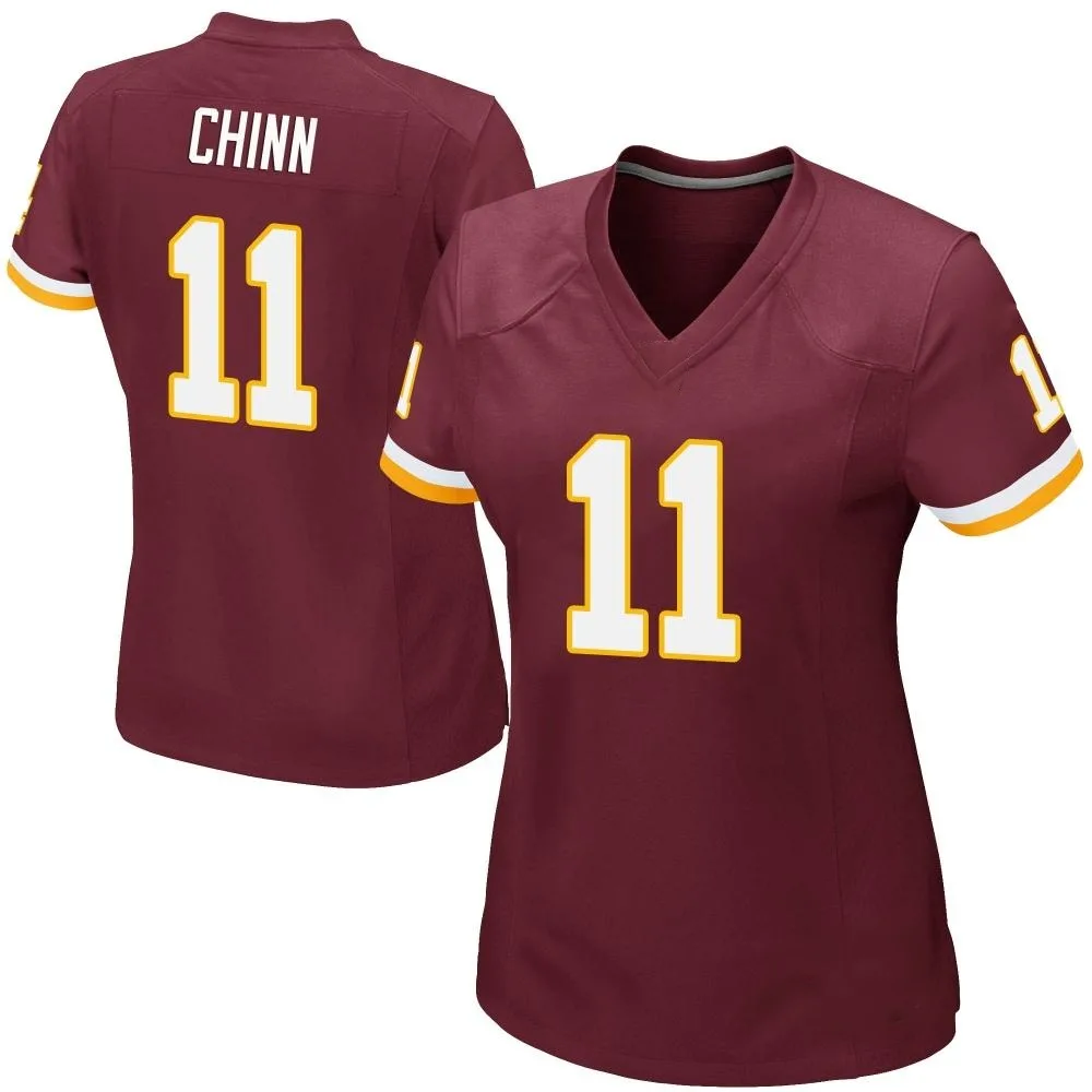 Women's Washington Commanders Jeremy Chinn Nike Burgundy Team Color Game Jersey Women's Washington Commanders Jeremy Chinn Nike Burgundy Team Color Game Jersey