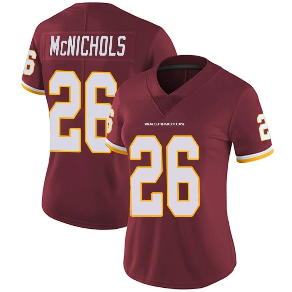 Women's Washington Commanders Jeremy Mcnichols Nike Burgundy Team Color Vapor Untouchable Limited Jersey Women's Washington Commanders Jeremy Mcnichols Nike Burgundy Team Color Vapor Untouchable Limited Jersey