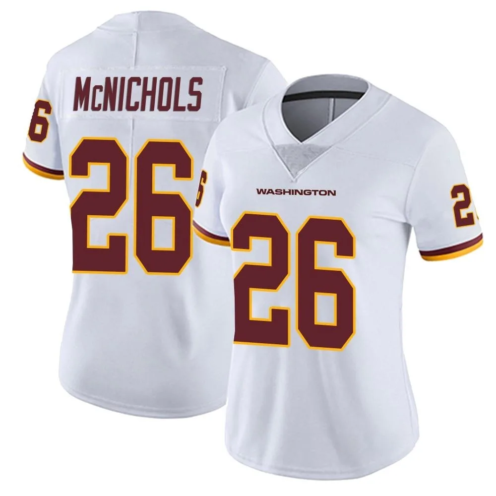 Women's Washington Commanders Jeremy Mcnichols Nike Vapor Untouchable Limited White Jersey Women's Washington Commanders Jeremy Mcnichols Nike Vapor Untouchable Limited White Jersey