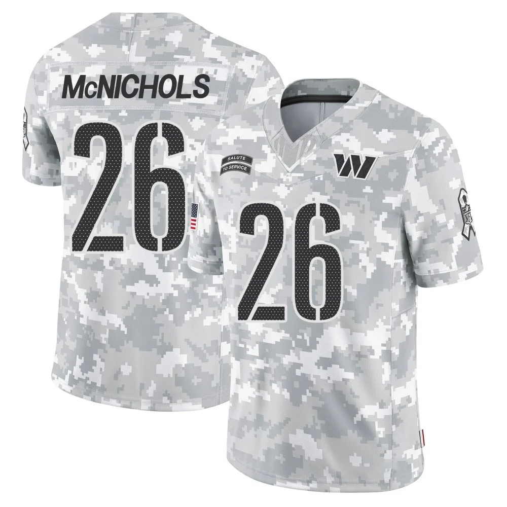 Youth Washington Commanders Jeremy Mcnichols Nike 2024 Salute to Service Limited Arctic Camo Jersey Youth Washington Commanders Jeremy Mcnichols Nike 2024 Salute to Service Limited Arctic Camo Jersey