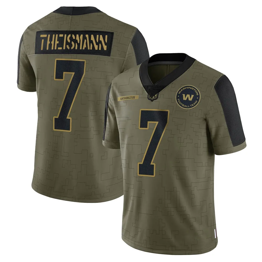 Men's Washington Commanders Joe Theismann Nike 2021 Salute To Service Limited Olive Jersey Men's Washington Commanders Joe Theismann Nike 2021 Salute To Service Limited Olive Jersey