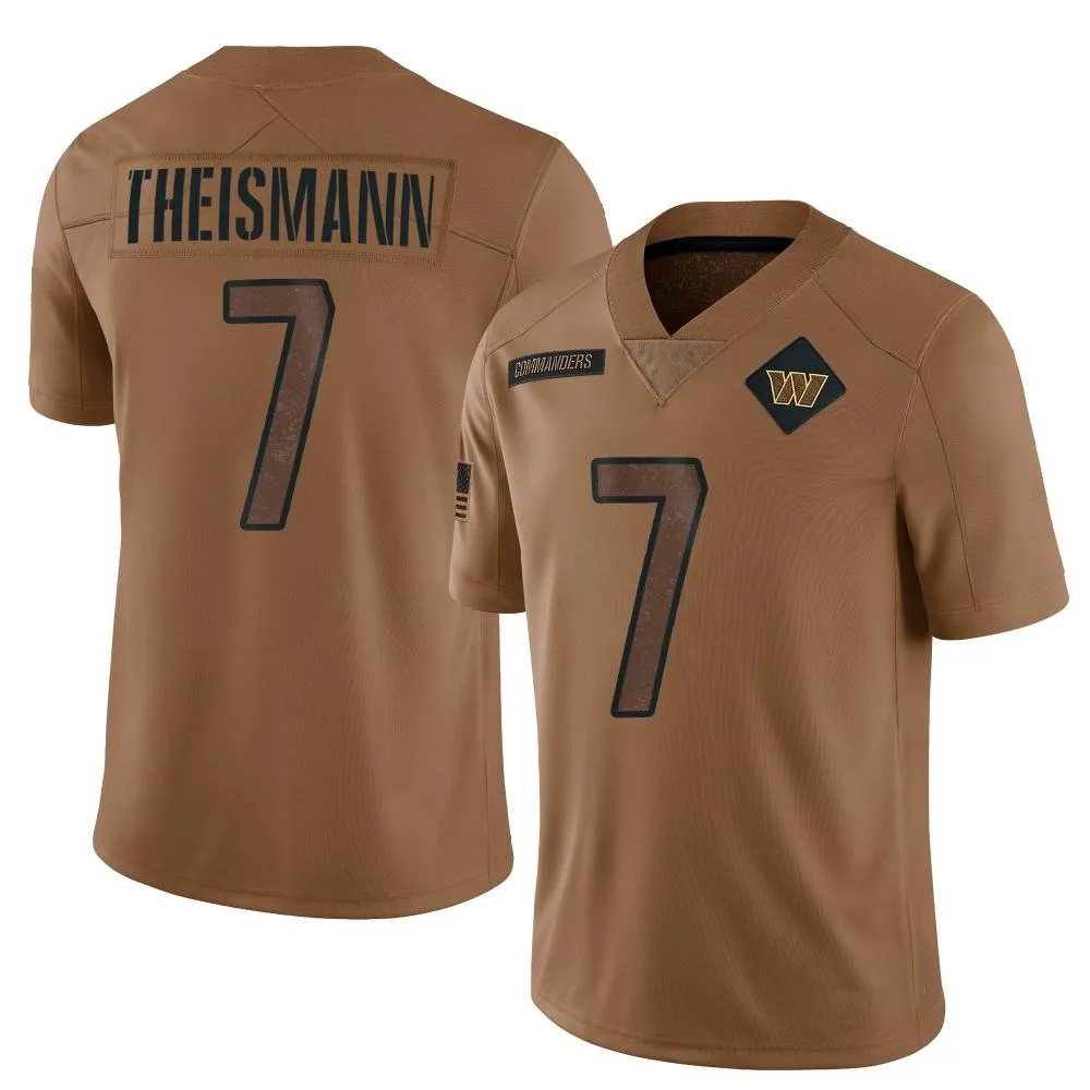 Men's Washington Commanders Joe Theismann Nike 2023 Salute To Service Limited Brown Jersey Men's Washington Commanders Joe Theismann Nike 2023 Salute To Service Limited Brown Jersey