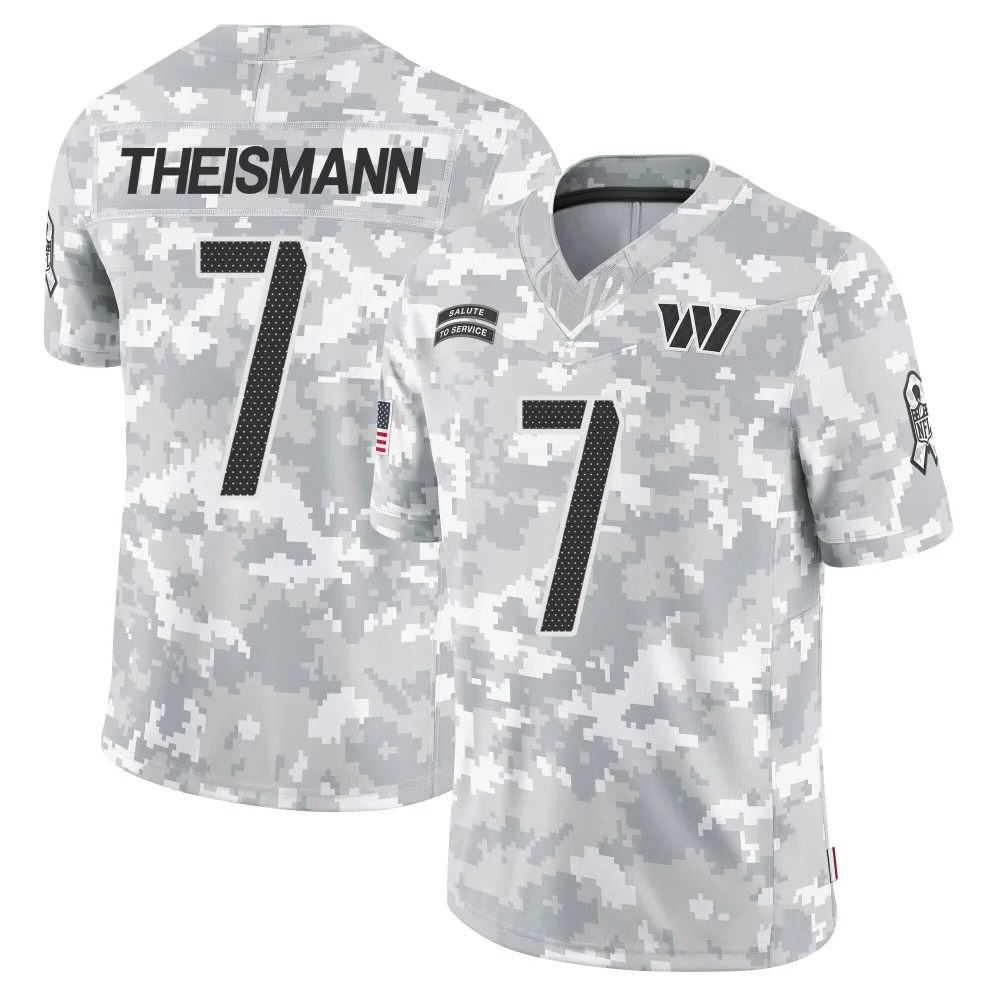 Men's Washington Commanders Joe Theismann Nike 2024 Salute to Service Limited Arctic Camo Jersey Men's Washington Commanders Joe Theismann Nike 2024 Salute to Service Limited Arctic Camo Jersey
