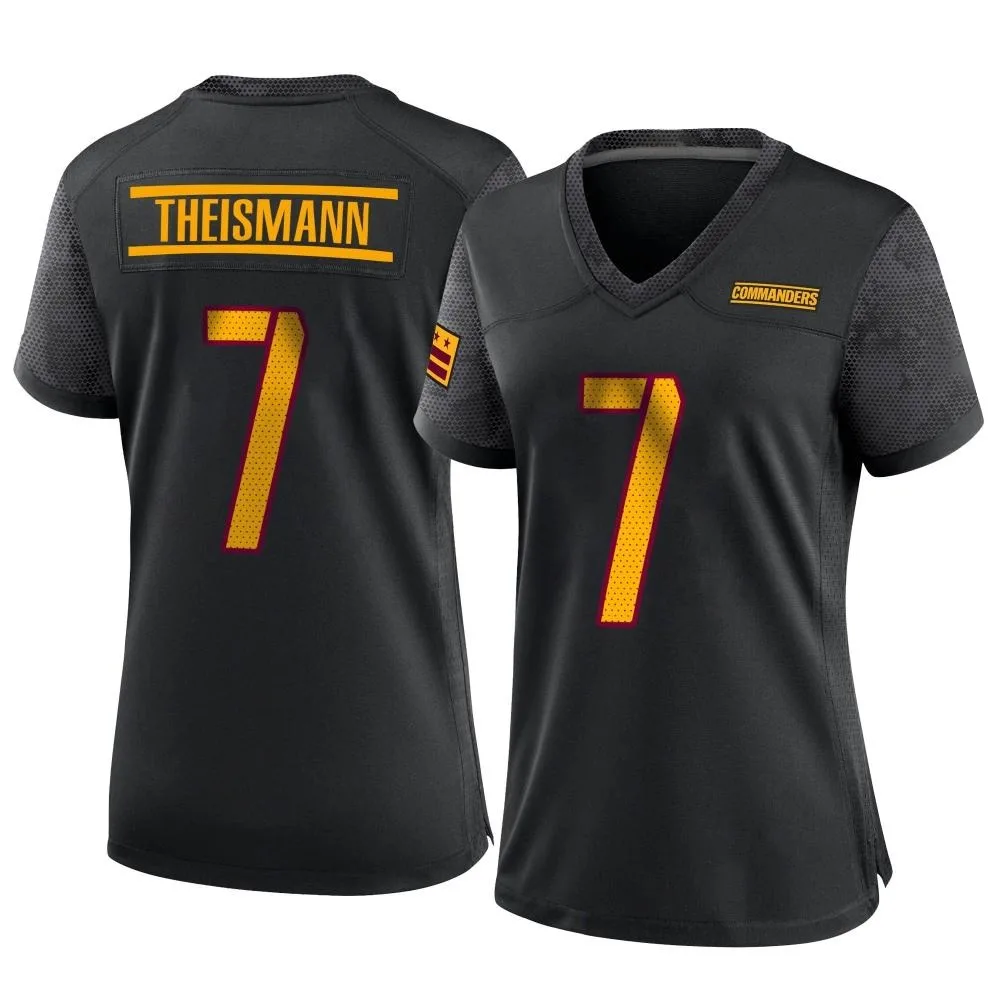 Women's Washington Commanders Joe Theismann Nike Alternate Game Black Jersey Women's Washington Commanders Joe Theismann Nike Alternate Game Black Jersey