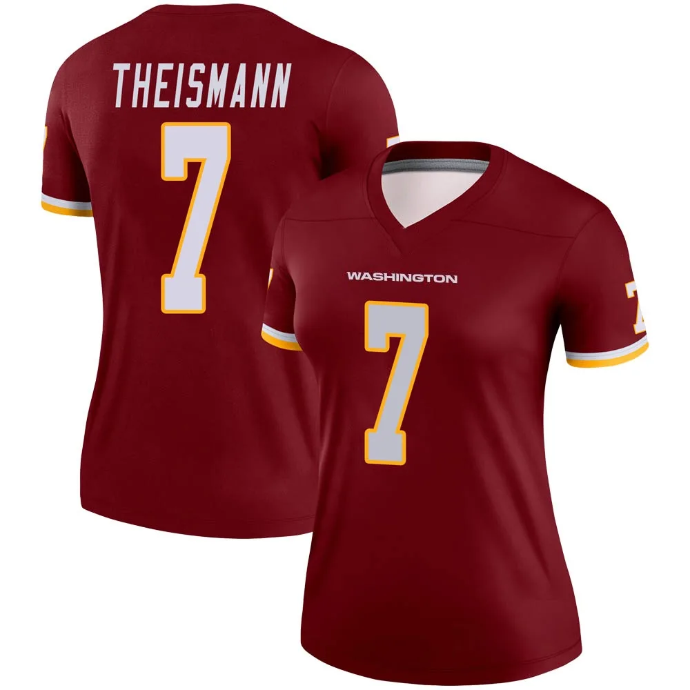 Women's Washington Commanders Joe Theismann Nike Burgundy Legend Jersey Women's Washington Commanders Joe Theismann Nike Burgundy Legend Jersey