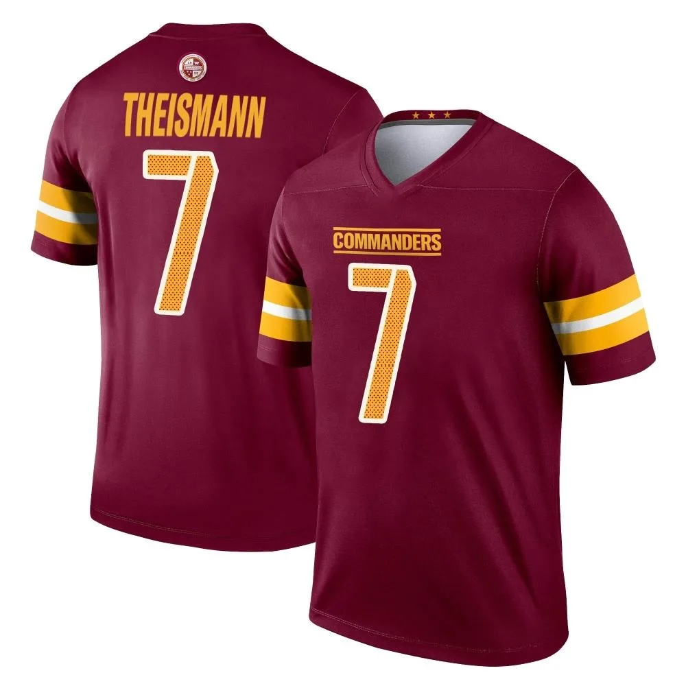 Youth Washington Commanders Joe Theismann Nike Burgundy Legend Jersey Youth Washington Commanders Joe Theismann Nike Burgundy Legend Jersey