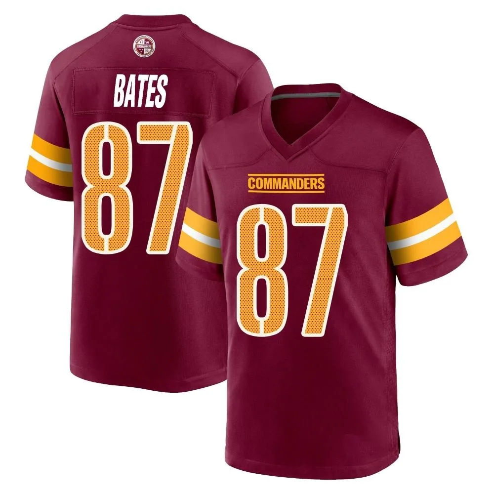 Men's Washington Commanders John Bates Nike Burgundy Game Jersey Men's Washington Commanders John Bates Nike Burgundy Game Jersey