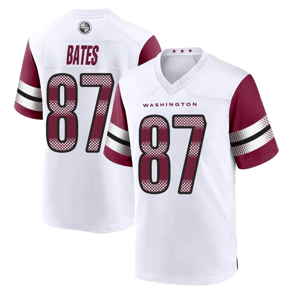 Men's Washington Commanders John Bates Nike Game White Jersey Men's Washington Commanders John Bates Nike Game White Jersey