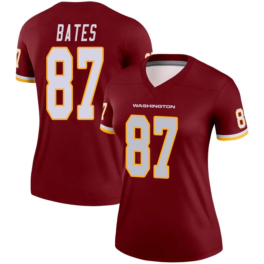 Women's Washington Commanders John Bates Nike Burgundy Legend Jersey Women's Washington Commanders John Bates Nike Burgundy Legend Jersey