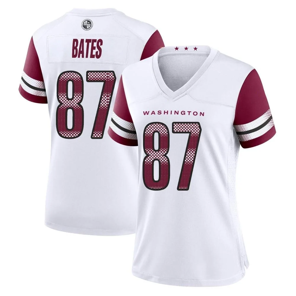 Women's Washington Commanders John Bates Nike Game White Jersey Women's Washington Commanders John Bates Nike Game White Jersey