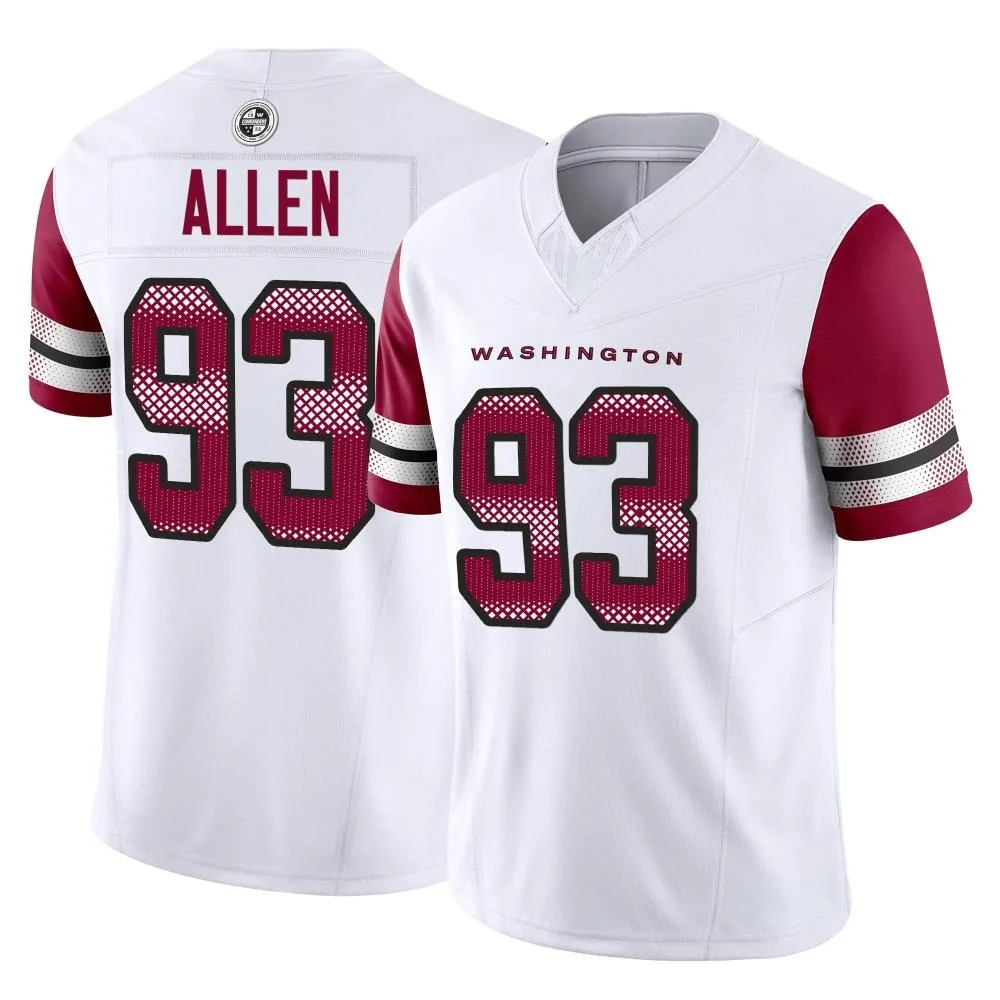 Men's Washington Commanders Jonathan Allen Nike Vapor F.U.S.E. Limited White Jersey Men's Washington Commanders Jonathan Allen Nike Vapor F.U.S.E. Limited White Jersey